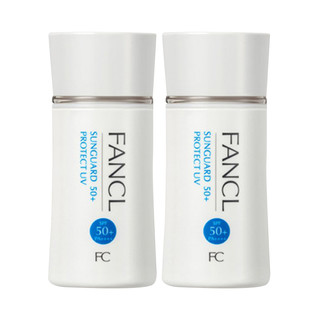 FANCL 芳珂 物理防晒霜 隔离霜 60ml双支装（SPF50+ )清爽不油腻敏感肌可用
