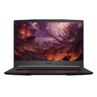 MSI 微星 GF 65 15.6英寸 游戏本 黑色(酷睿i5-9300H、RTX 2060 6G、8GB、256GB SSD、1080P、IPS、120Hz 、9SEXR-242CN)