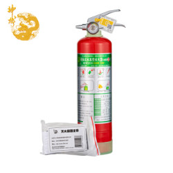 神龙 灭火器 车载灭火器950毫升+固定带 简易式水基型灭火器MSWJ/950 车载固定带组合6件套 安全行车套装