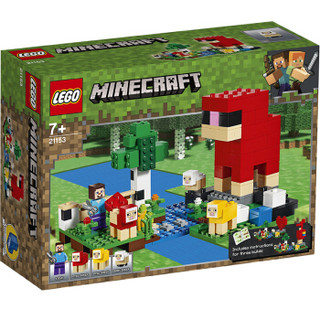 LEGO 乐高 我的世界Minecraft 21153 彩色羊毛农场