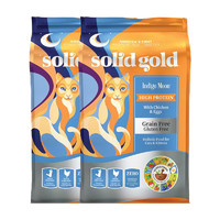 Solid Gold素力高金装猫粮无谷鸡肉配方12磅/5.4kg *2件