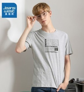 JEANSWEST JW-01-173TB588 男士印花T恤
