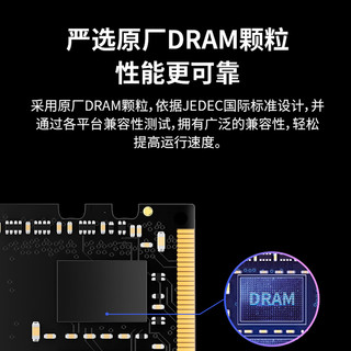 Lexar 雷克沙 DDR4 2666MHz 台式机内存 8GB