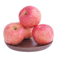 陕西洛川红富士苹果 净重4kg 果径80mm 新生鲜水果