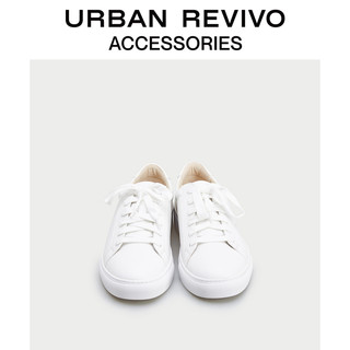 URBAN REVIVO2020春季新品男士配件纯色运动板鞋AF02SS8E2000