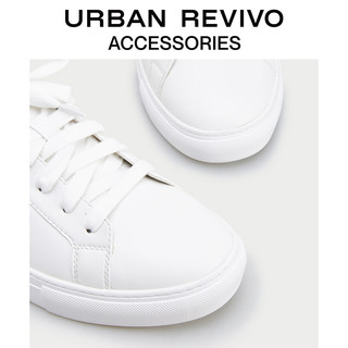 URBAN REVIVO2020春季新品男士配件纯色运动板鞋AF02SS8E2000