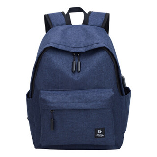 SWISSGEAR 电脑包商务休闲时尚多功能双肩包中高学生旅行书包背包14英寸 SA-9981蓝色