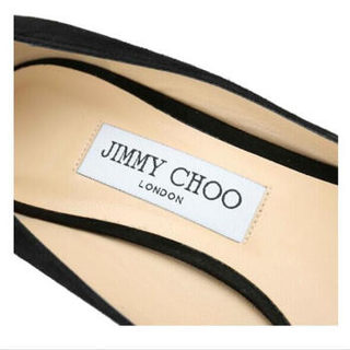 JIMMY CHOO 周仰杰 女士ROMY 60系列黑色绒面羊皮高跟鞋 ROMY 60 SUE 247 BLACK 35