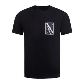 ARMANI EXCHANGE 阿玛尼奢侈品男士针织T恤衫 6GZTGF-ZJZ8Z BLACK-1200 XS