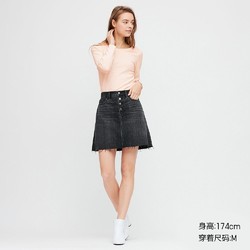 UNIQLO 优衣库 422692 罗纹棉质圆领T恤