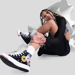 CONVERSE 匡威  166734C 中性款高帮帆布鞋