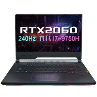 ROG 玩家国度 魔霸系列 魔霸3 笔记本电脑 (黑色、酷睿i7-9750H、16GB、512GB SSD 2TB HDD、GTX 1660Ti)