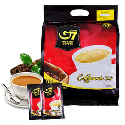 越南原装进口G7速溶咖啡正品100条三合一1600g原味袋装咖啡粉小包