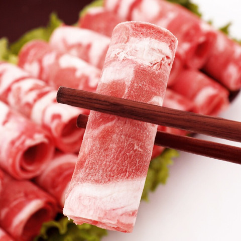 祁连牧歌 国产谷饲肥牛卷 500g/袋 国产牛肉 谷饲300天 火锅炒菜 牛肉