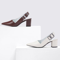 CHARLES＆KEITH CK1-60361165 女士尖头高跟鞋