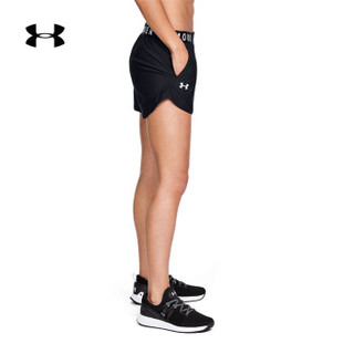 安德玛官方UA Play Up 3.0女子运动短裤Under Armour1344552 黑色001 L