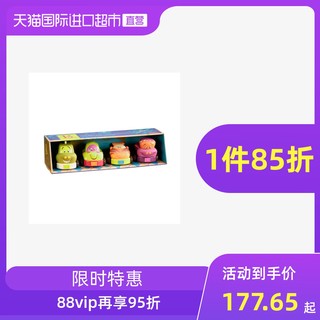 比乐btoys进口回力车玩具儿童小汽车套装宝宝惯性玩具车