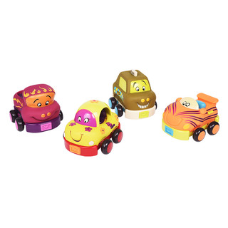 比乐btoys进口回力车玩具儿童小汽车套装宝宝惯性玩具车