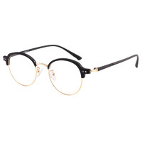 康视顿 18112 复古全框眼镜+1.60防蓝光镜片