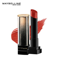 美宝莲（MAYBELLINE）纵情耀星钻系列唇膏 金闪限量版SRD82 *2件