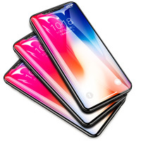 iPhoneX钢化膜XR苹果x手机11全屏覆盖XsMax全包边Xs全包iphoneXR防摔XMax抗摔mas屏幕s十一iponeX保护ipx号ix