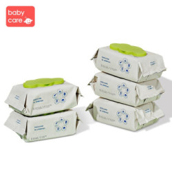 BabyCare 无酒精手口湿巾 80抽 5包