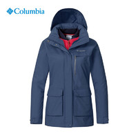 考拉海购黑卡会员：Columbia/哥伦比亚户外秋冬女款 两件套抓绒内胆冲锋衣PL7209