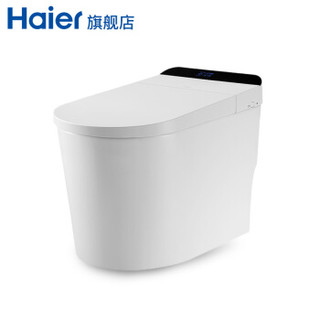 海尔（Haier）智能马桶 全自动一体式智能坐便器 即热数显智享款H4 欧式超薄 （免费上门拆装）