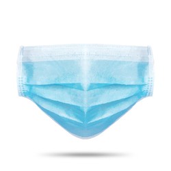 蓝湾贝舒一次性医用口罩防护隔离体液飞溅（每包10片） 50片口罩