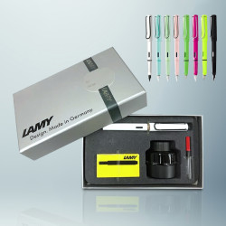 LAMY 凌美8色可选SAFALI狩猎者系列钢笔+墨水套装组合装EF/F/M全8色礼品套装