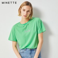 minette 30219005204 字母印花短袖T恤