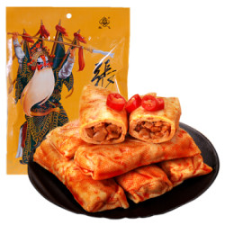 张飞 五香味夹心豆卷 辣条 豆腐干 四川风味小吃158g *15件