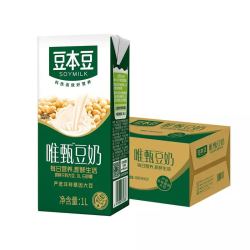 豆本豆唯甄原味豆奶1L*12盒 *6件