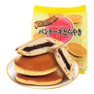 日本进口食品丸京红豆馅铜锣烧310g蛋糕面包早餐网红零食小吃包邮 *2件