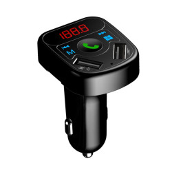 车载蓝牙MP3播放器接收器车音响通用点烟器式汽车u盘音乐用充电器