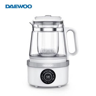 大宇（DAEWOO）养生壶 家用煮茶壶电热水壶 IH加热煮茶器多功能烧水壶YS1 白色