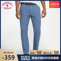 Brooks Brothers 布克兄弟 1000045152 男士斜纹棉麻休闲裤