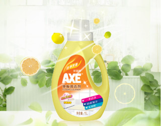 AXE/斧头牌地板清洁剂多效超能柠檬清香1L*2木地板 *6件