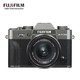 FUJIFILM 富士 X-T30/XT30 微单相机 套机 雅墨灰（15-45mm镜头 ) 2610万像素 4K视频 蓝牙WIFI