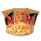 农心（NONG SHIM）欢乐时光虾条3连包组合 膨化食品 网红休闲零食小吃大礼包 90g*3包 *7件