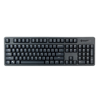 SBARDA 思巴达KG06 樱桃轴机械键盘 104键红轴德国原厂Cherry轴 黑色游戏键盘
