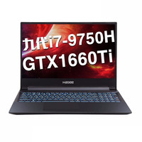 Hasee 神舟 战神 Z7-CT7NT 15.6英寸 游戏本 黑色 (酷睿i7-9750H、GTX 1660Ti 6G、16GB、1TB SSD、1080P、IPS、144Hz、CNH5S)