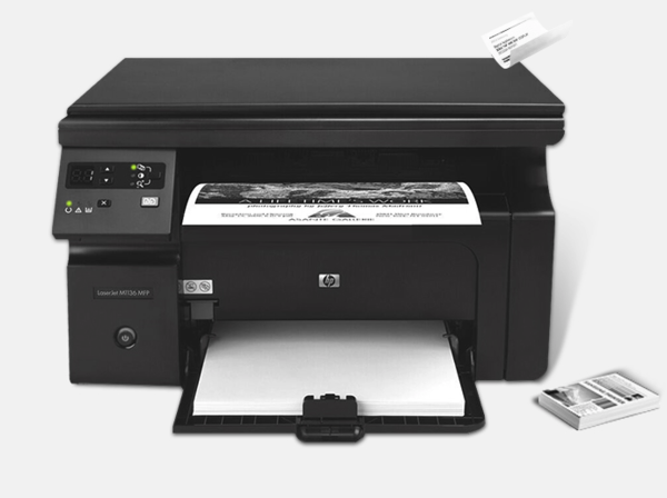 HP 惠普 LaserJet Pro M1136 黑白激光打印机 含2支388a硒鼓