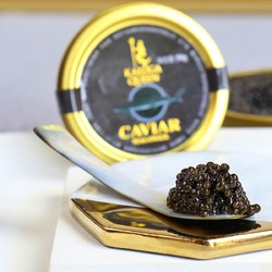 卡露伽黑鱼子酱千岛湖西伯利亚鲟鱼籽酱寿司caviar即食海鲜10g