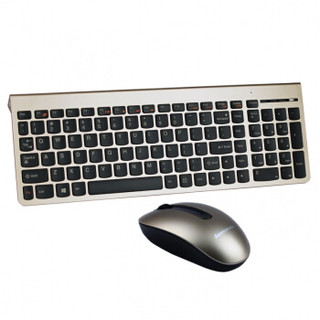 无线键盘鼠标套装台式笔记本一体机便携电脑静音键鼠 银色