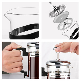 法压壶咖啡壶家用手冲咖啡粉过滤器耐热滤压壶套装煮滤过滤杯器具
