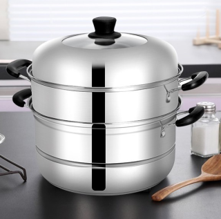 midea美的mpzg26z02蒸锅26cm3层430不锈钢