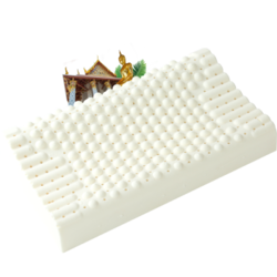 jsylatex乳胶枕 原装进口枕头单人家用护颈椎天然橡胶枕芯 颗粒按摩枕