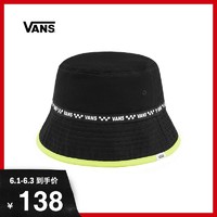 Vans范斯 女子渔夫帽 帽子 新款棋盘格潮流个性HAT官方正品