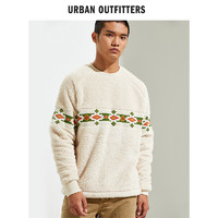 Urban outfitters 49202617 时尚毛绒印花上衣